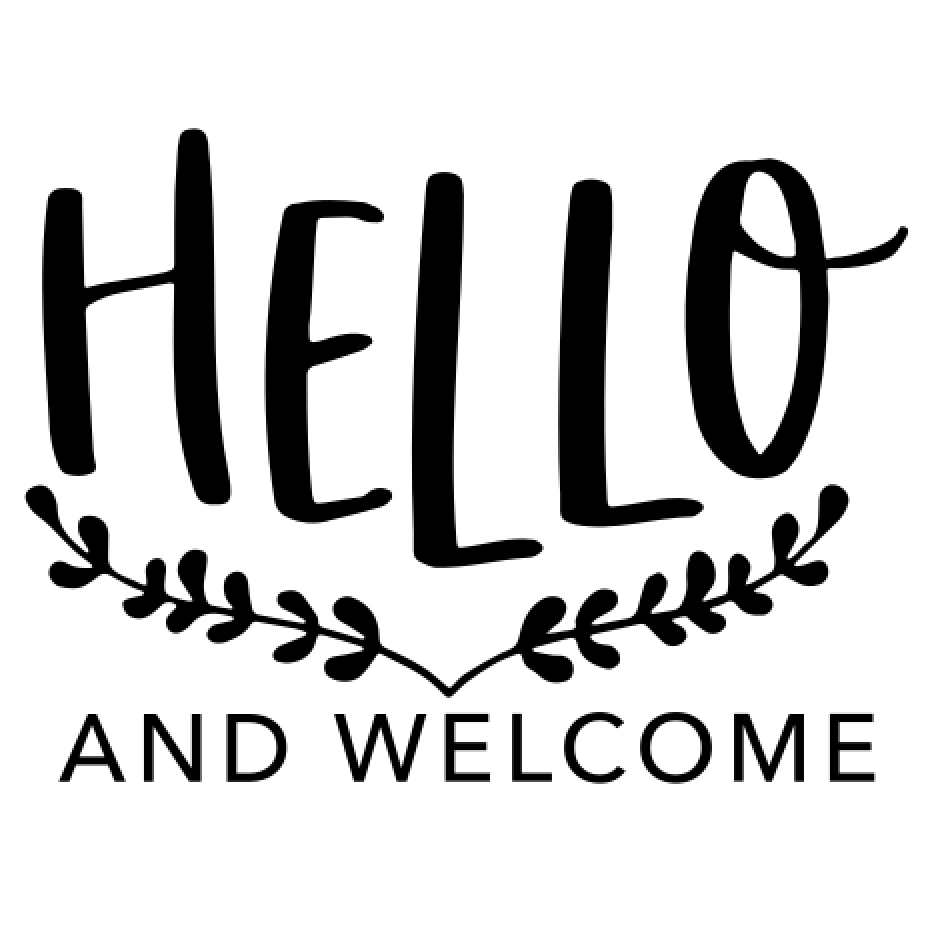 1 Hello and Welcome